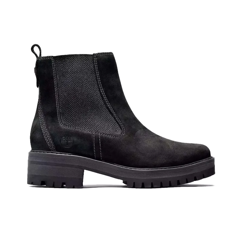 Timberland Courmayeur Valley Short Chelsea Boots Women's Black-1