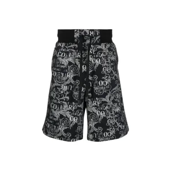 VERSACE JEANS COUTURE Logo print Bermuda Shorts