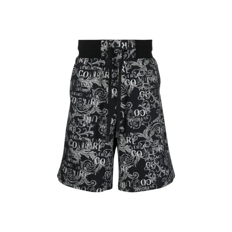 VERSACE JEANS COUTURE Logo print Bermuda Shorts-0