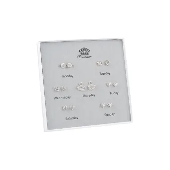 GAGA S925 Silver Stud Earrings Women's