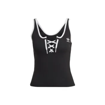 Adidas Originals Clover Spice Bandage Collection Tank Tops Women's Black