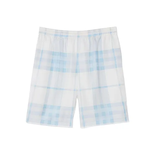 Burberry Silk Twill Check Shorts