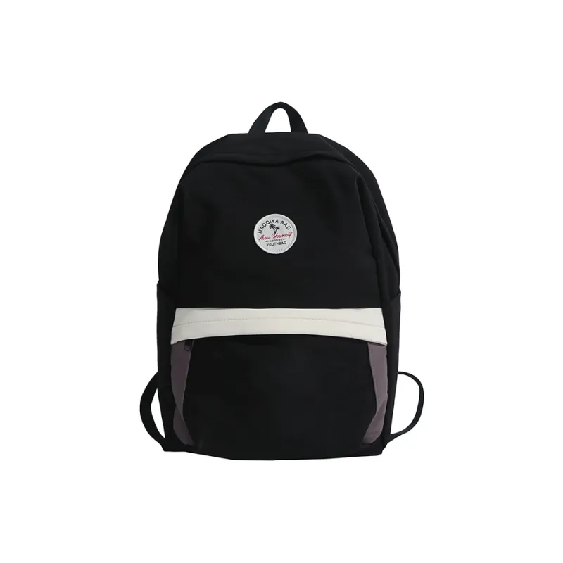H YXIANG Nylon Fabric Backpack Unisex Multicolor-0