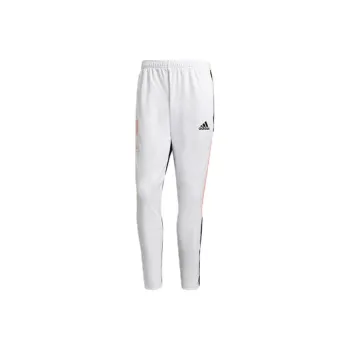 Adidas Knitted Sports Pants Men's White Black Multicolor