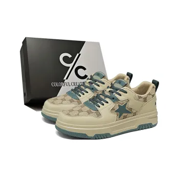 Colorful Creations Slip Resistant, Abrasion Resistant, Breathable, Height Increasing Low Top Skateboard Shoes Men's Box