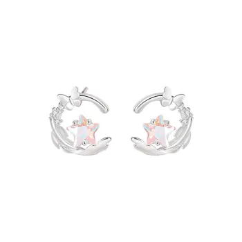 GIFT&CO S925 Silver Stud Earrings Women's