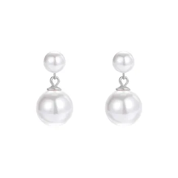 Happy Tide S999 Fine Silver Earrings Women's