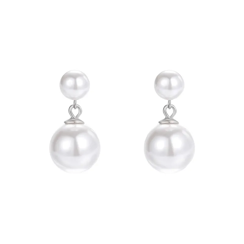 Happy Tide S999 Fine Silver Earrings Women's-0