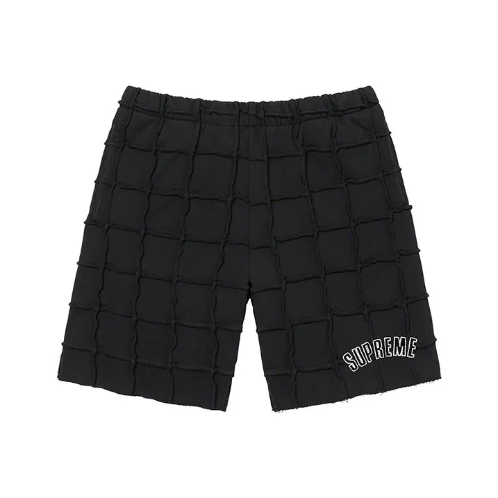Supreme Reverse Patchwork Sweatshort-4