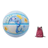 JK Plaid Backpack-Sandy Red+Basketball