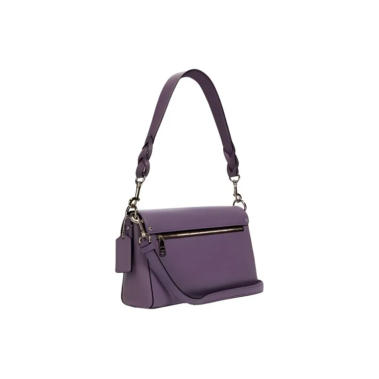 COACH Jade Leather Portable Crossbody Bag, Shoulder Bag Medium Size Women's Purple-1