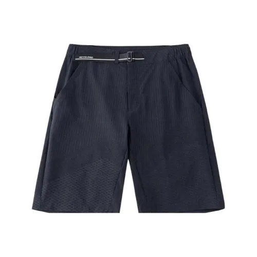 Anta Champion All-Weather Series Casual Shorts Men's Night Sea Black