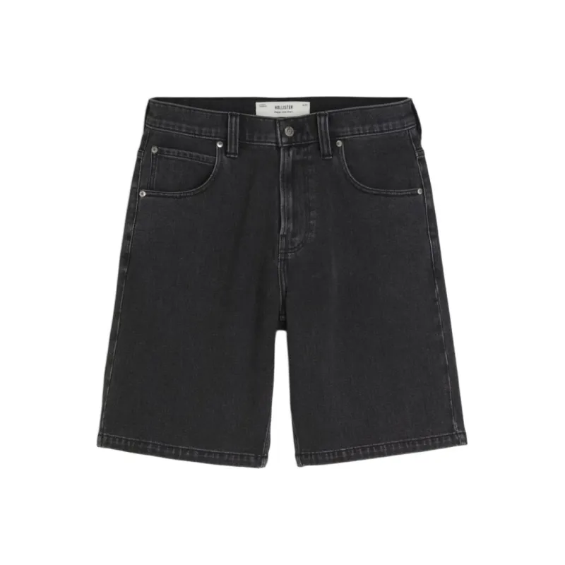 Hollister Denim Shorts Men's Black-0