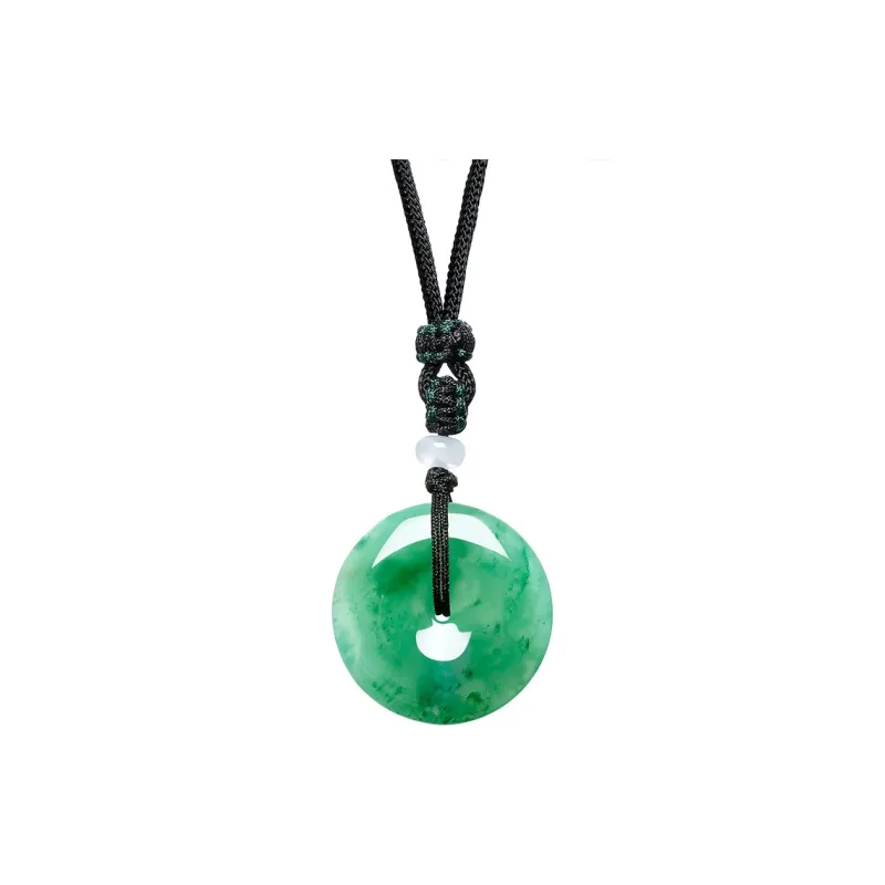 LIU GUI FU JEWELRY African Emerald Good Luck Necklace Women's-0