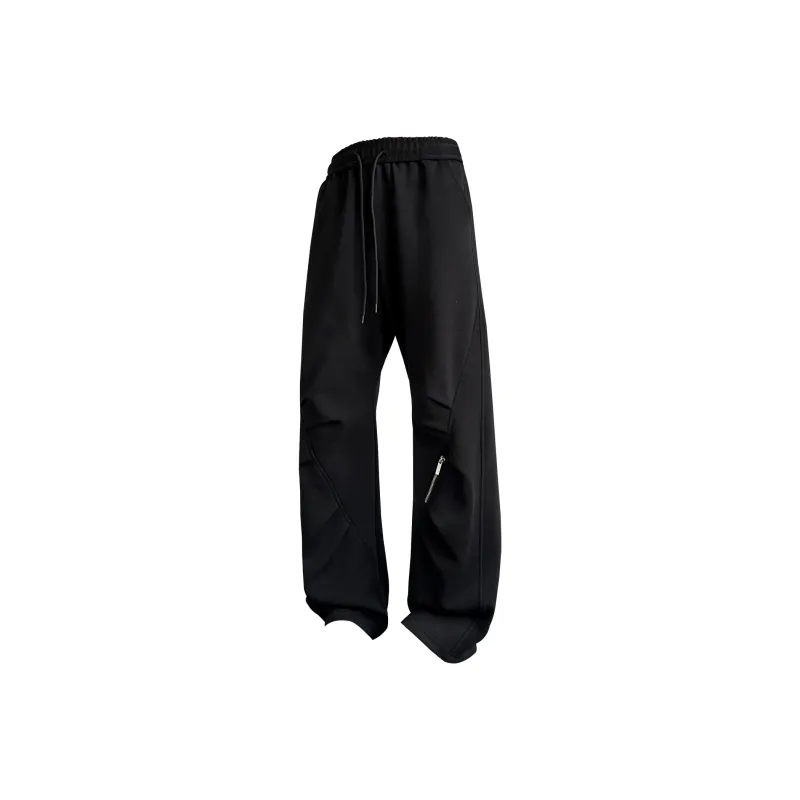 FORCEPULR Casual Pants Unisex Dark Red-0