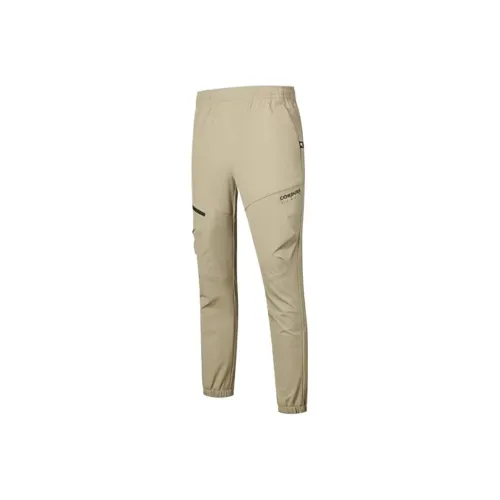 QIAODAN SS25 Casual Pants Men's Agarwood Color