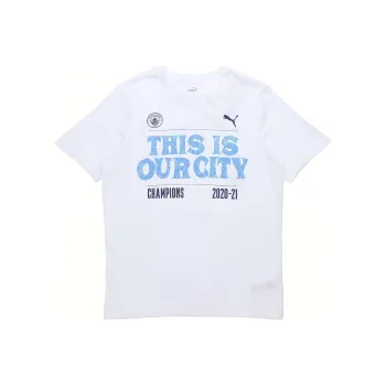 PUMA Manchester City Football Club T Shirt Men's White
