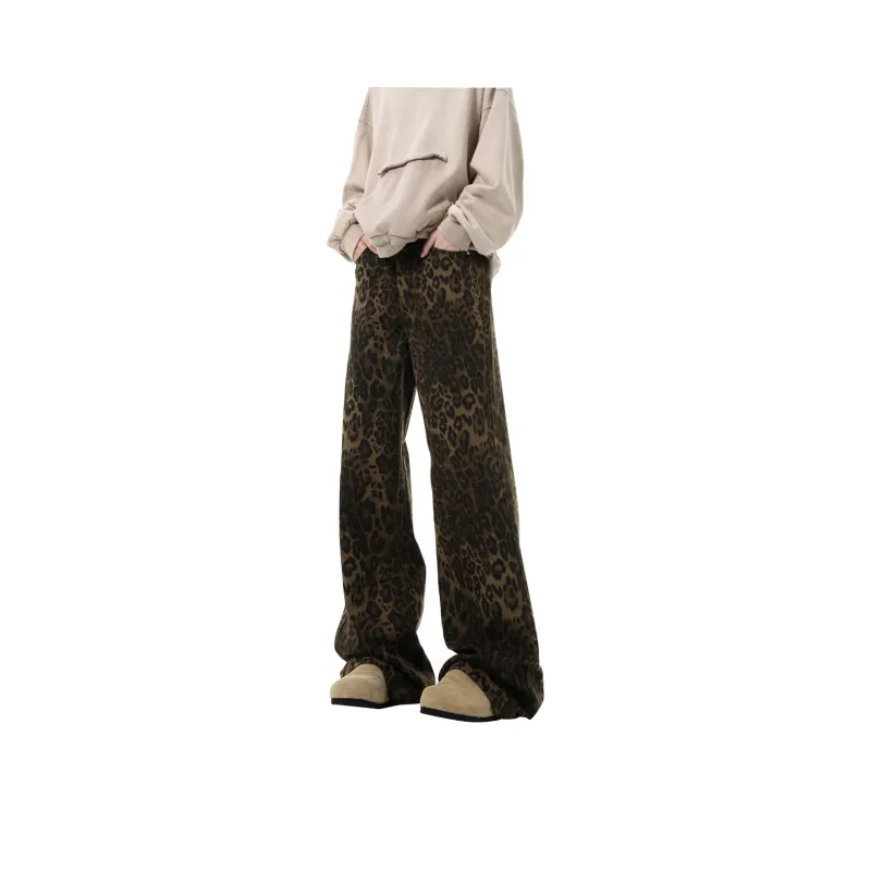 FOREVER 21 Jeans Unisex Leopard Print-0