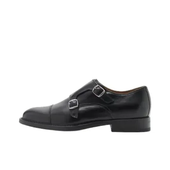 MANGO Dress Shoes Men Low Top Black