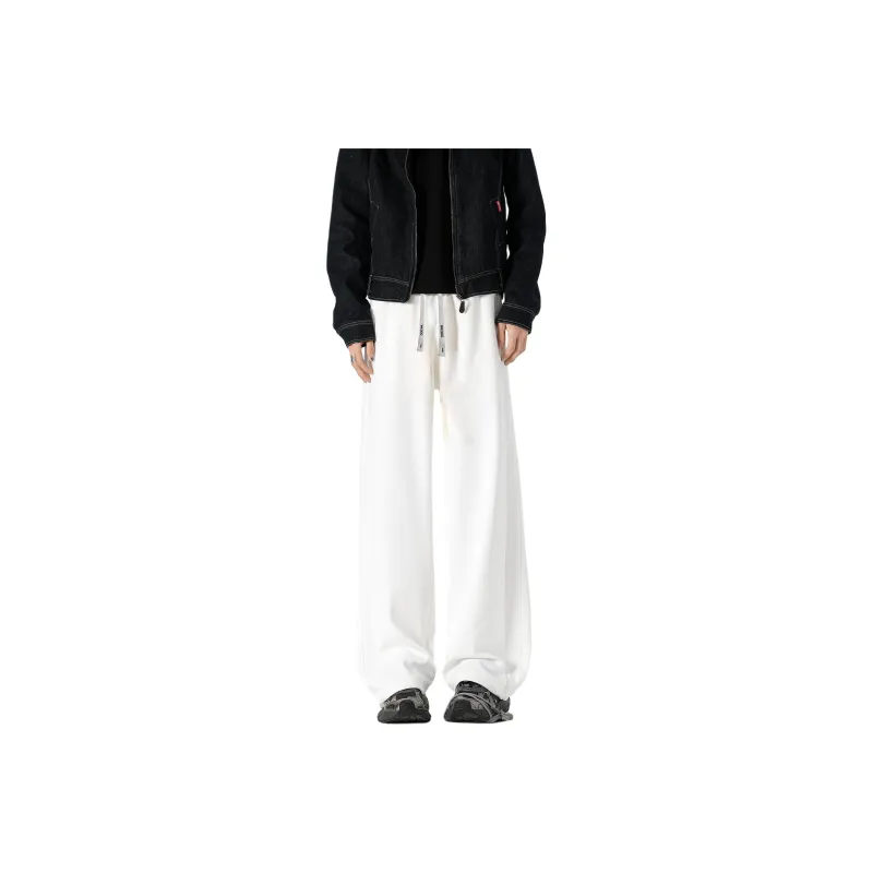 WKOOG Casual Pants Unisex Black-5