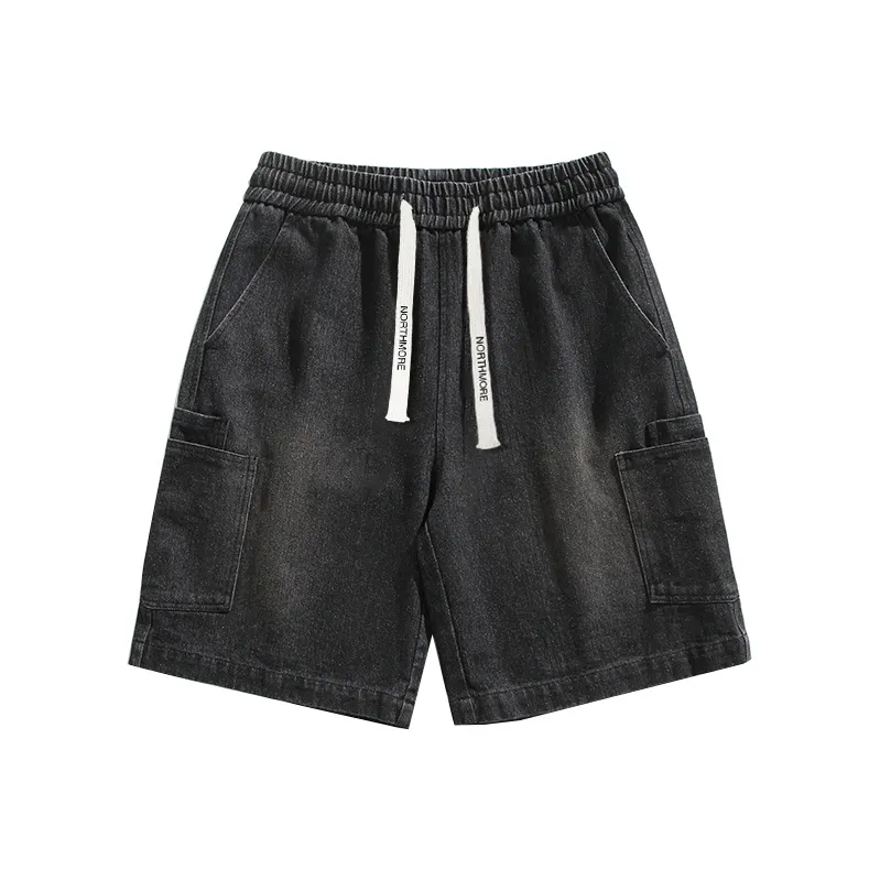 NORTHMORE Denim Shorts Unisex Yellow Mud-3