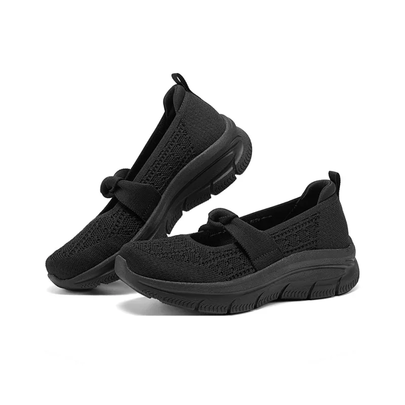 Skechers Modern Comfort Wear Resistant Low Top Casual Shoes Women's Black-2