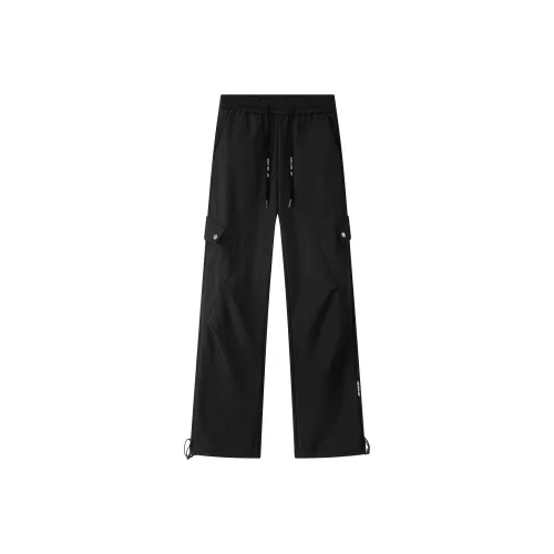 P8H9 Casual Pants Unisex Black