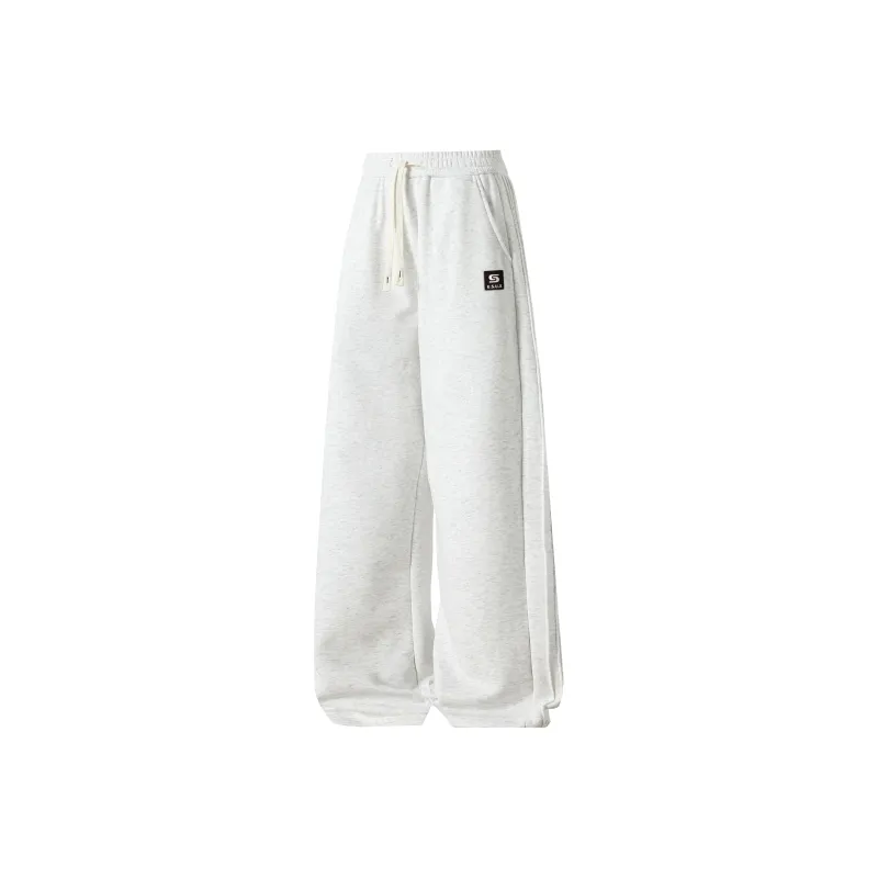 USUX Casual Pants Unisex Light Gray-4