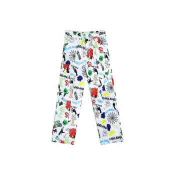 FFOMKE Casual Pants Unisex White