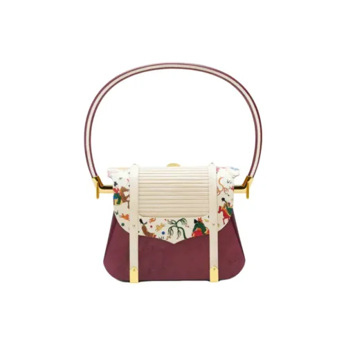 DUANMULIANGJIN Teak Body Bag Princess Handbag Regular Women's Dark Reddish Purple