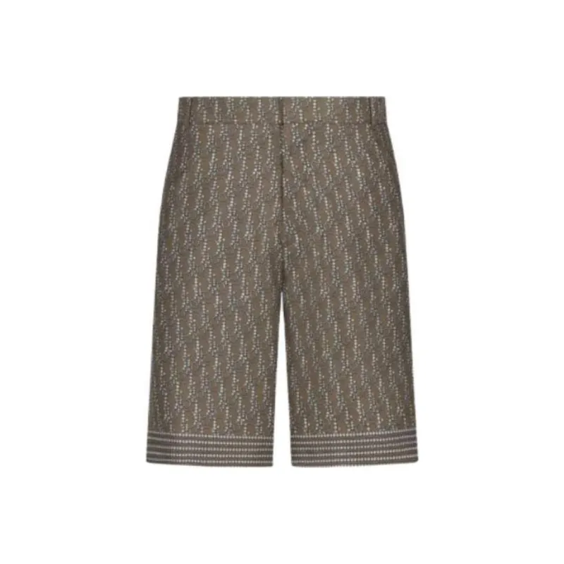 DIOR Casual Shorts Men Brown-0
