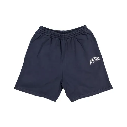 Balenciaga SS23 Casual Shorts Regular Fit Men's Navy