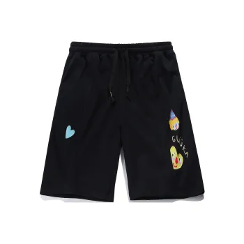 Guuka Casual Shorts Unisex Black