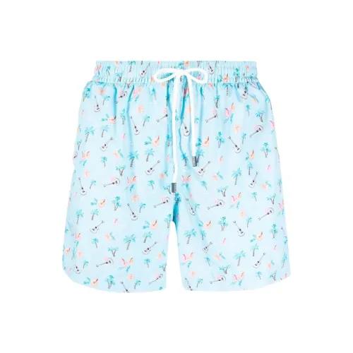 FEDELI Madeira Lobster-pattern Swim Shorts