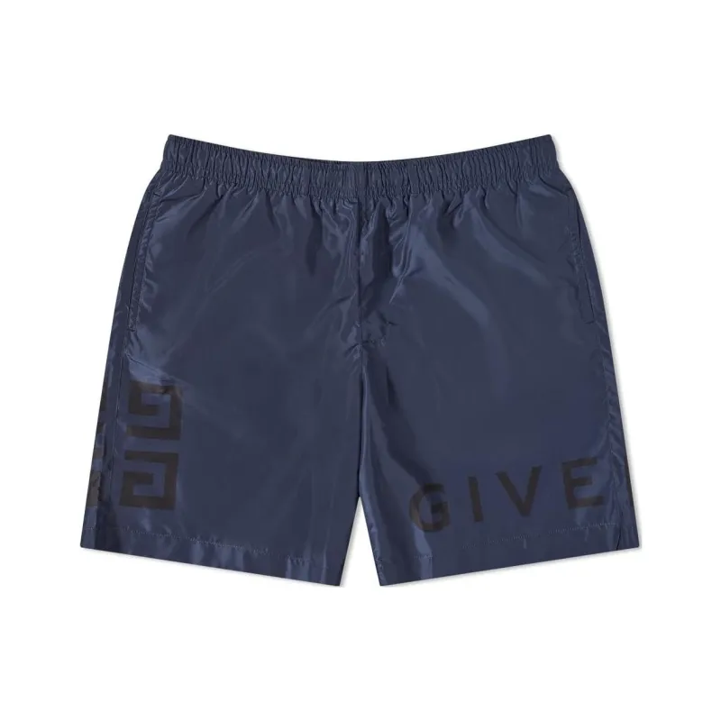 Givenchy 4G Logo Long Swim Short-0