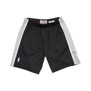 Mitchell & Ness Basketball Shorts Unisex Black Gray Color