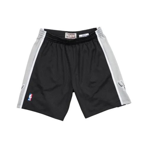 Mitchell & Ness Basketball Shorts Unisex Black Gray Color