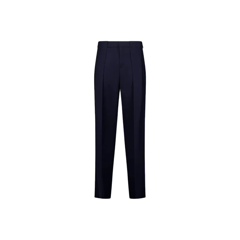 BALMAIN Grain De Poudre Pleated Trousers-0