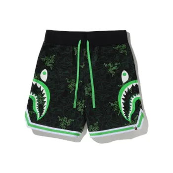 A BATHING APE x Razer Bape FW22 Casual Shorts Men's Bright Green