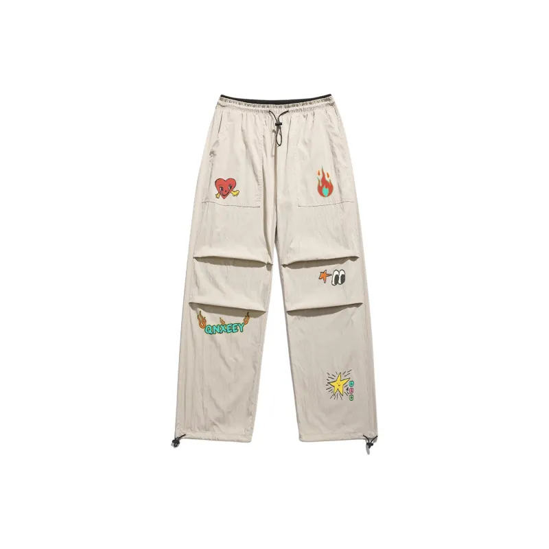 Qnxeey Casual Pants Unisex-18