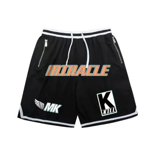 MIRACLE KILL x SPARK INFINITE SS24 Casual Shorts Unisex Black