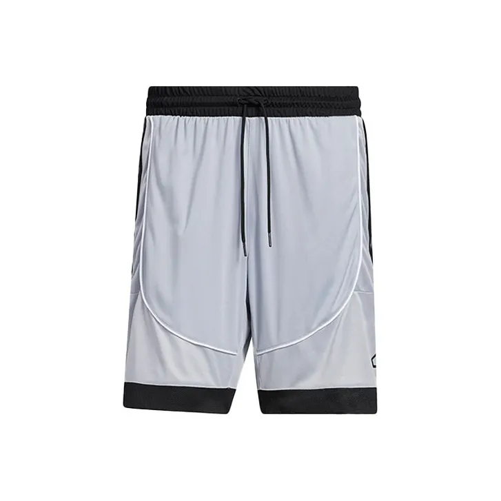 Adidas Basketball Shorts Men's Silver Gray-0