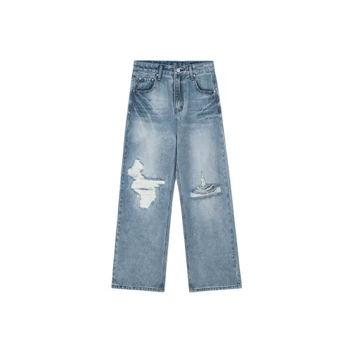 A Chock Jeans Unisex Blue