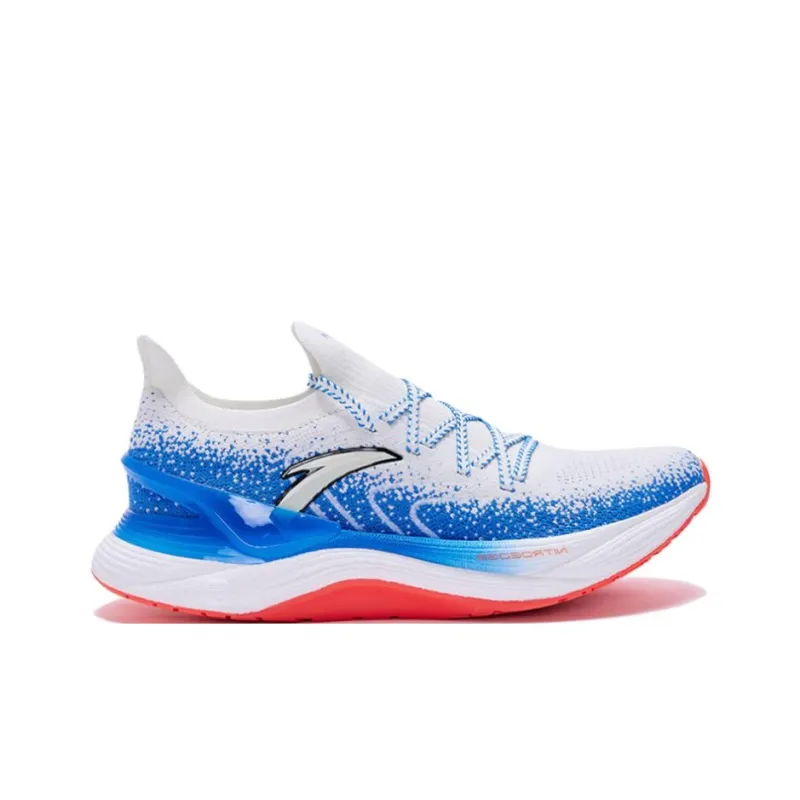 ANTA Chuang 2.0 Pro Running Shoes Men Low Top Ivory White/Medium Blue/Black-1