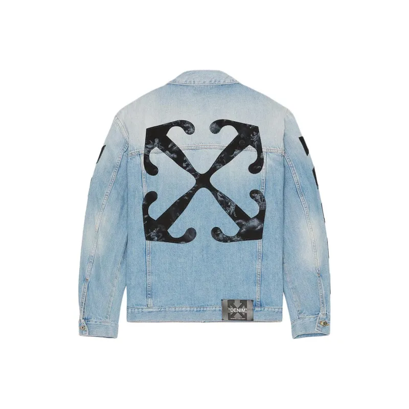 OFF WHITE Fresco Diag Arrow Den Skate Jacket-1