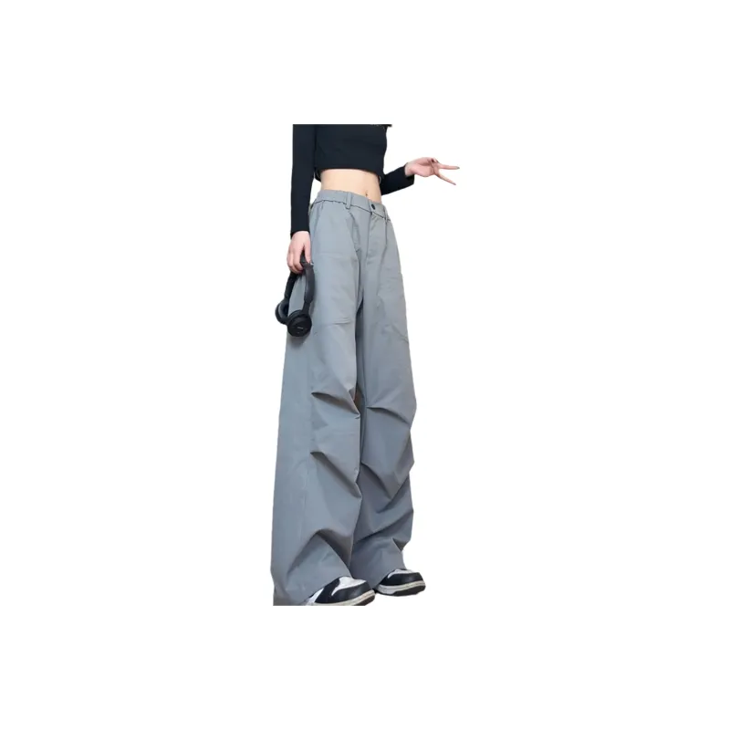 SWAMP AREA Casual Pants Unisex Black-4