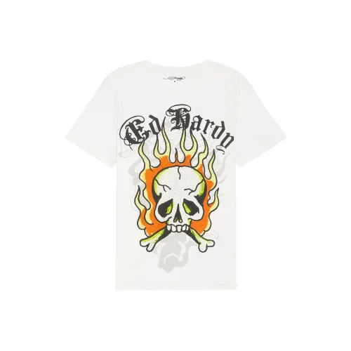 Ed Hardy X Apparel Sweater T Shirts Men White