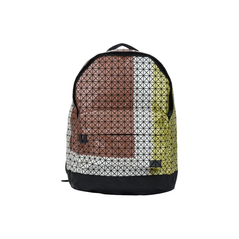 ISSEY MIYAKE Polyurethane Print Backpack Unisex Yellow Mixed-0