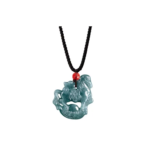 HUISHI Glutinous Jade Necklaces Unisex