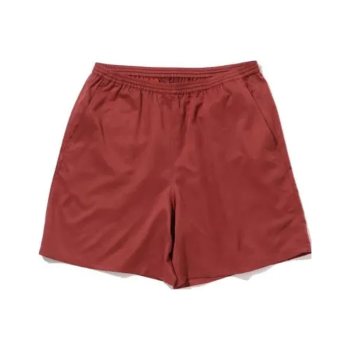 Beams Casual Shorts Men Brick Red